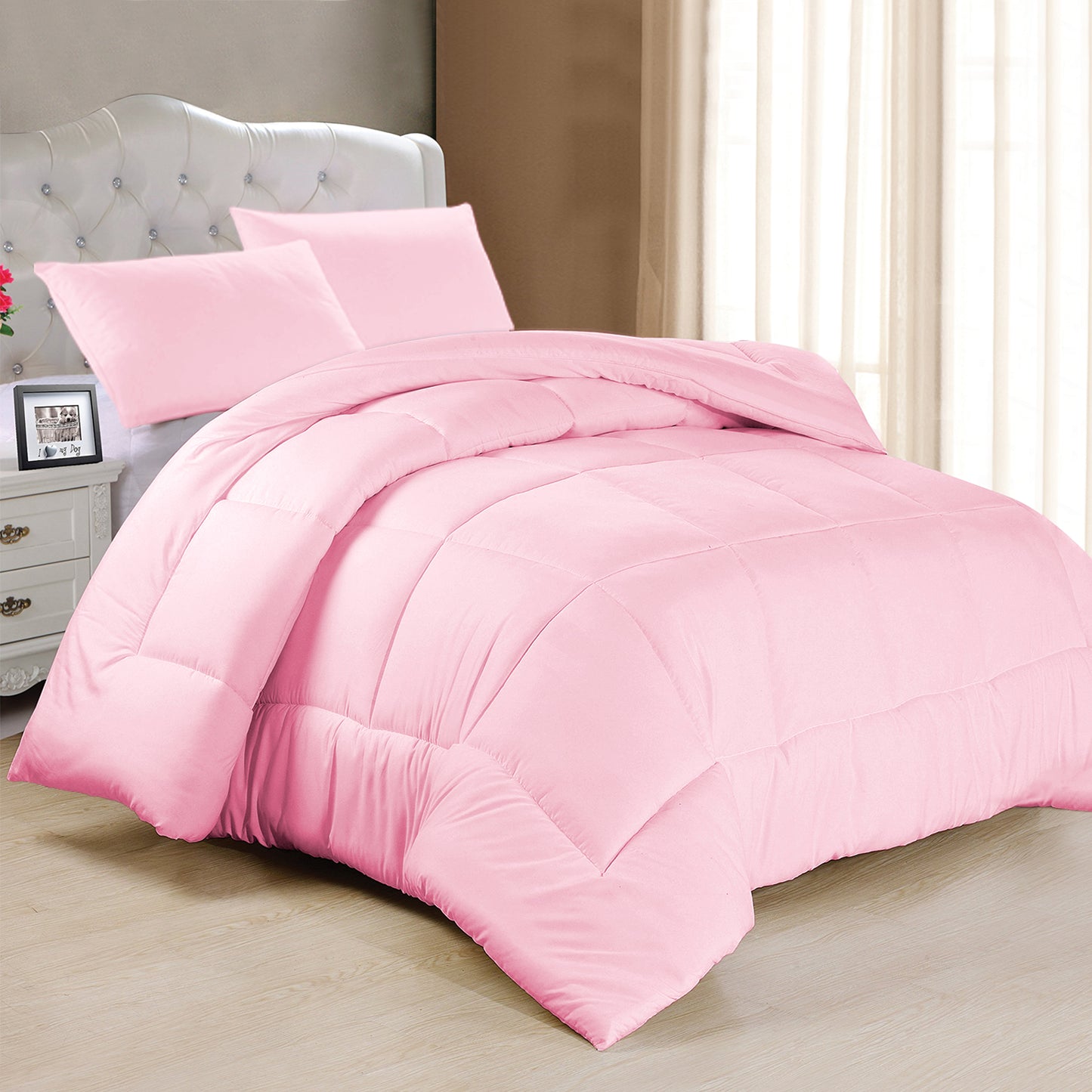 Plain 100% Cotton Duvet Cover Set