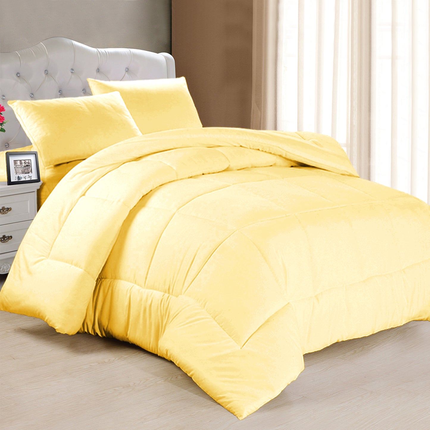 Plain 100% Cotton Duvet Cover Set