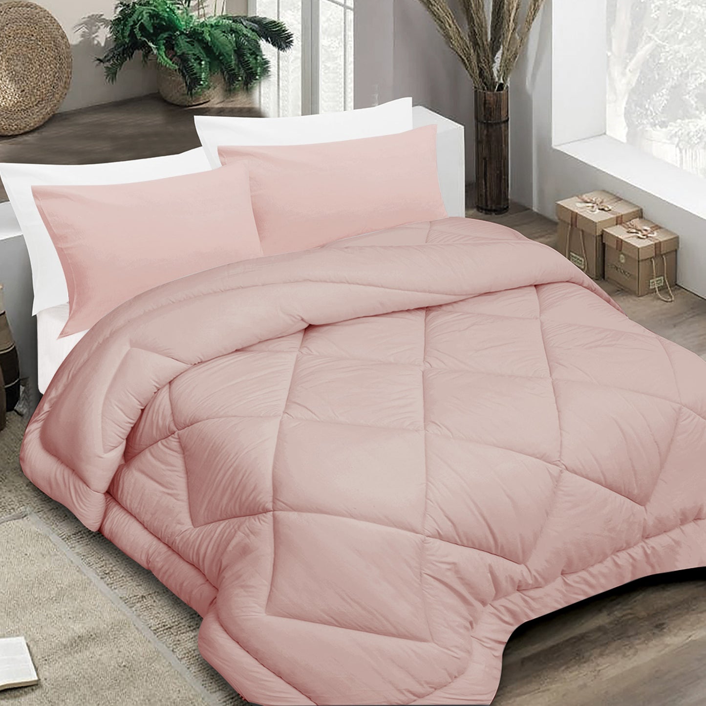 Plain Poly Cotton Duvet Cover