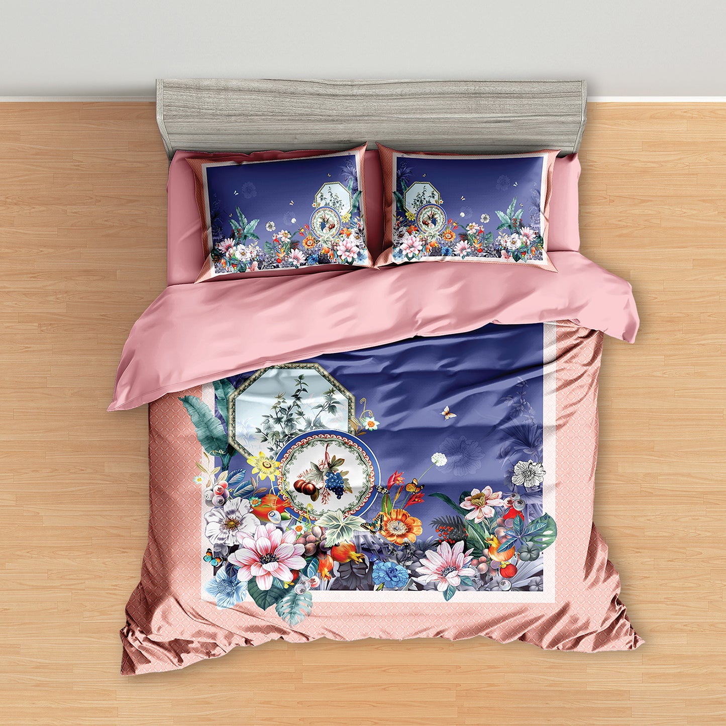 Digital Velvet Duvet Cover Set