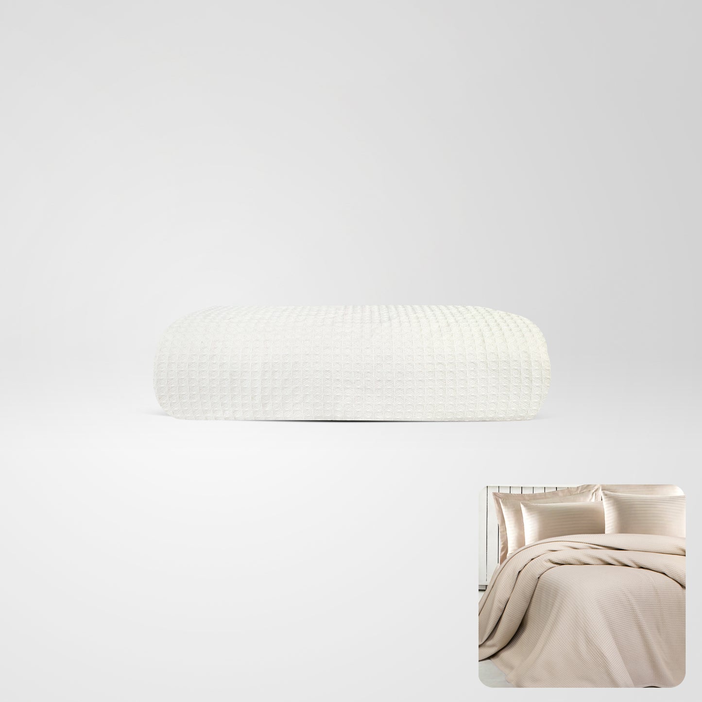 100 % Jacquard Cotton Coverlet