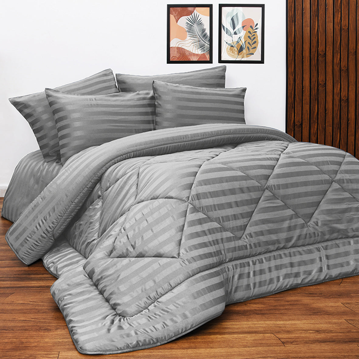 Wide Stripe Duvet Cover