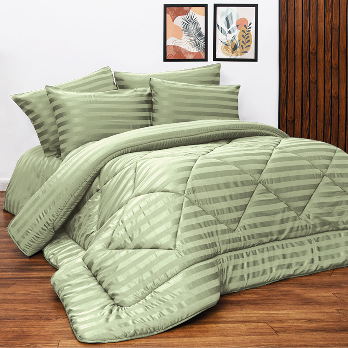 Wide Stripe Duvet Cover