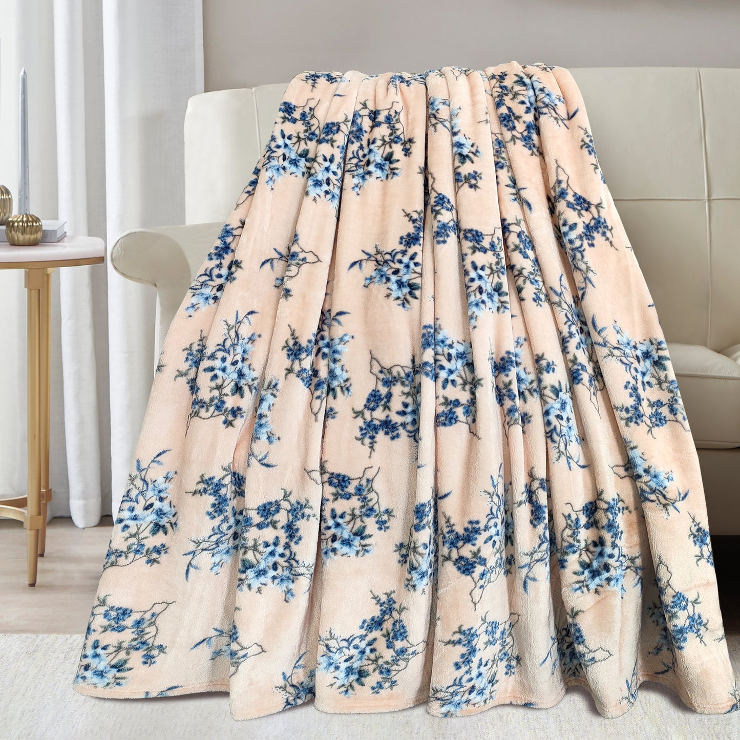 Velour Blanket Throw