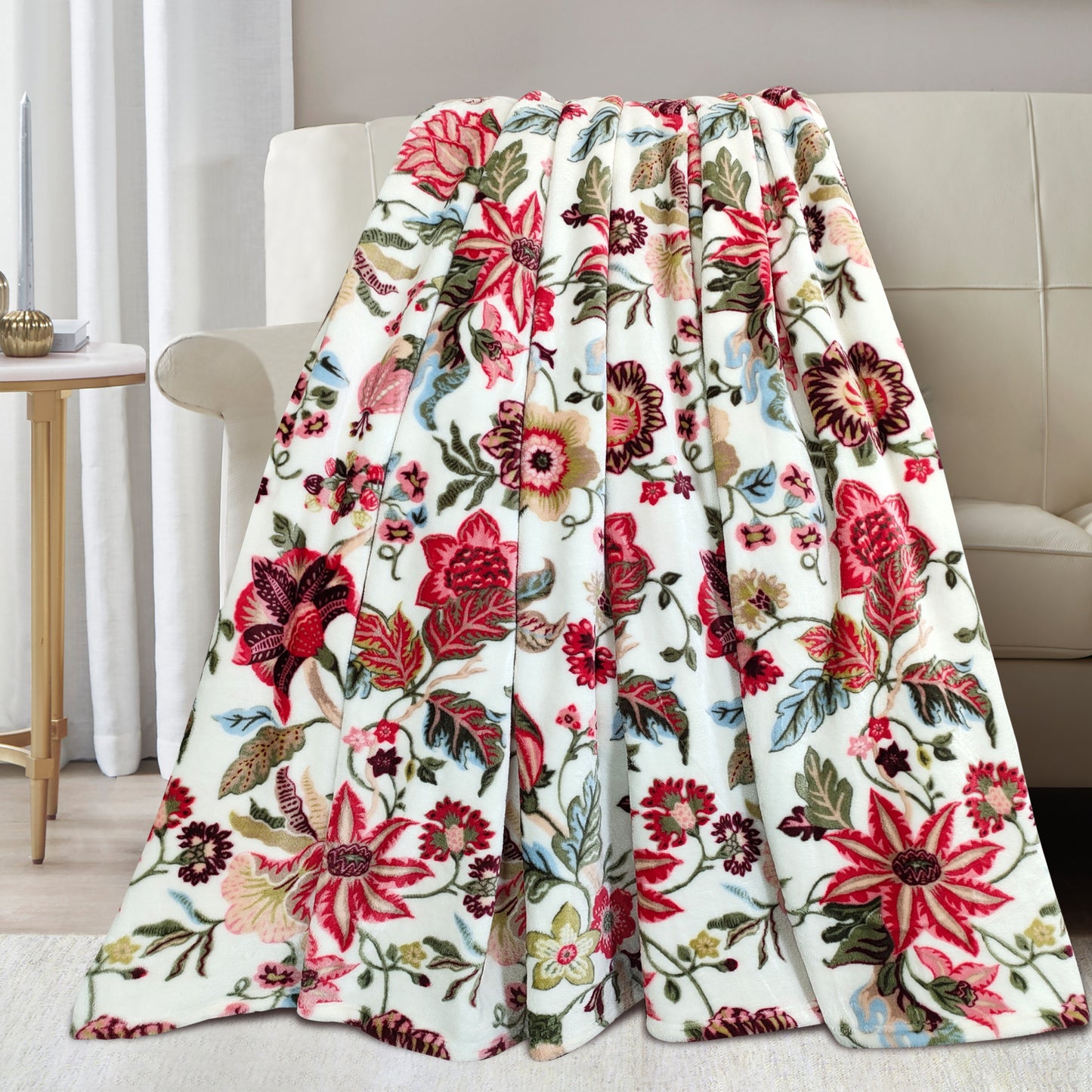 Velour Blanket Throw