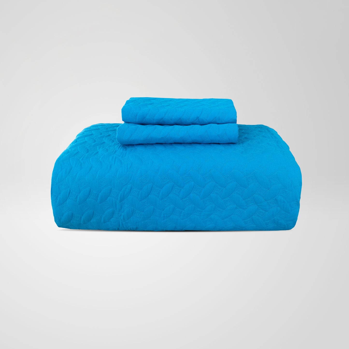 Embroiderd Plain 100% Cotton Coverlet
