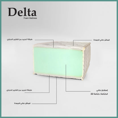 Delta Foam 15 cm mattress