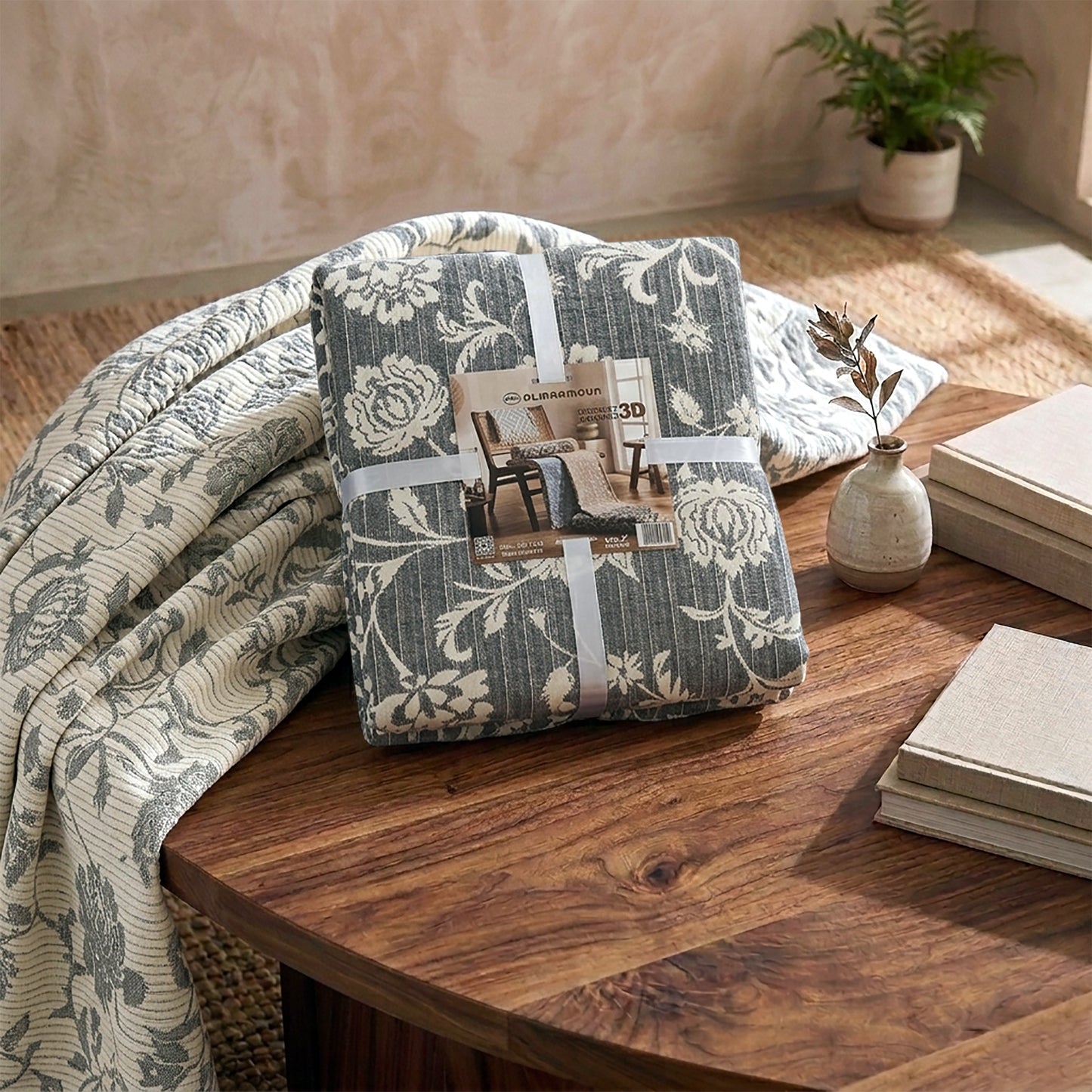 Jacquard Coverlet