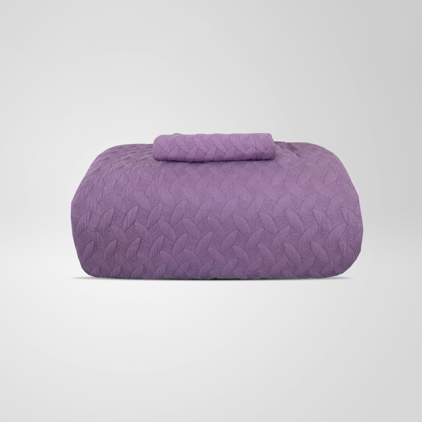 Embroiderd Plain 100% Cotton Coverlet