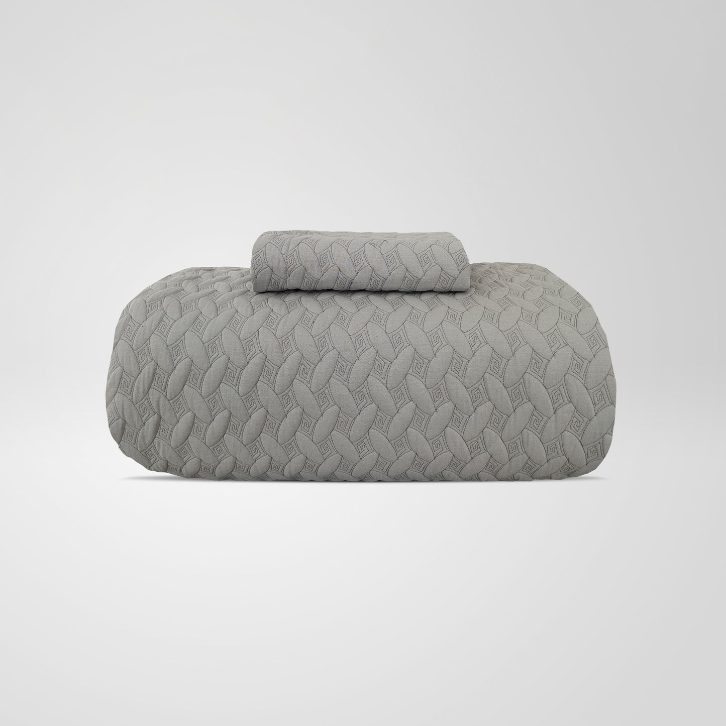 Embroiderd Plain 100% Cotton Coverlet