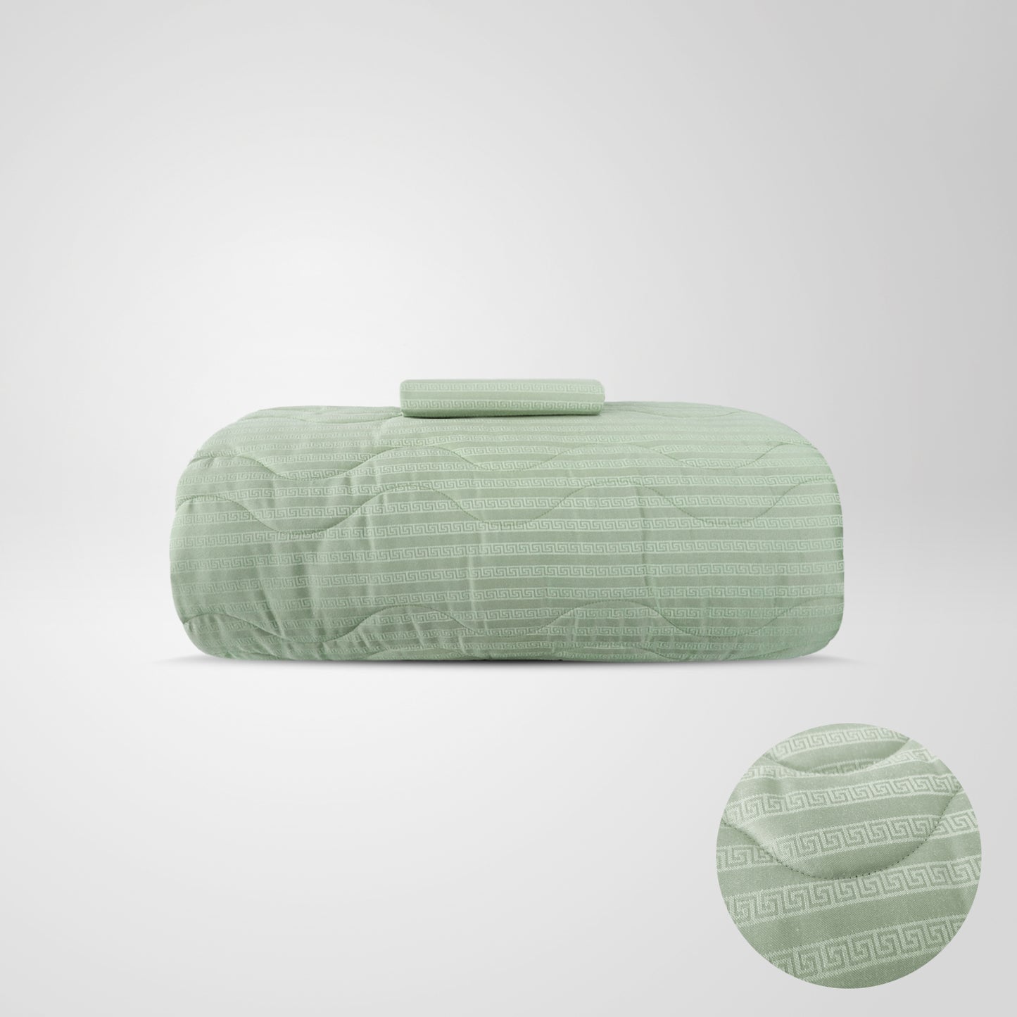 Jacquard Stripe coverlet