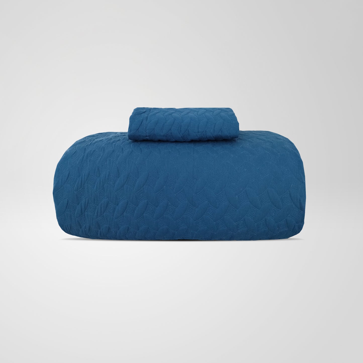 Embroiderd Plain 100% Cotton Coverlet
