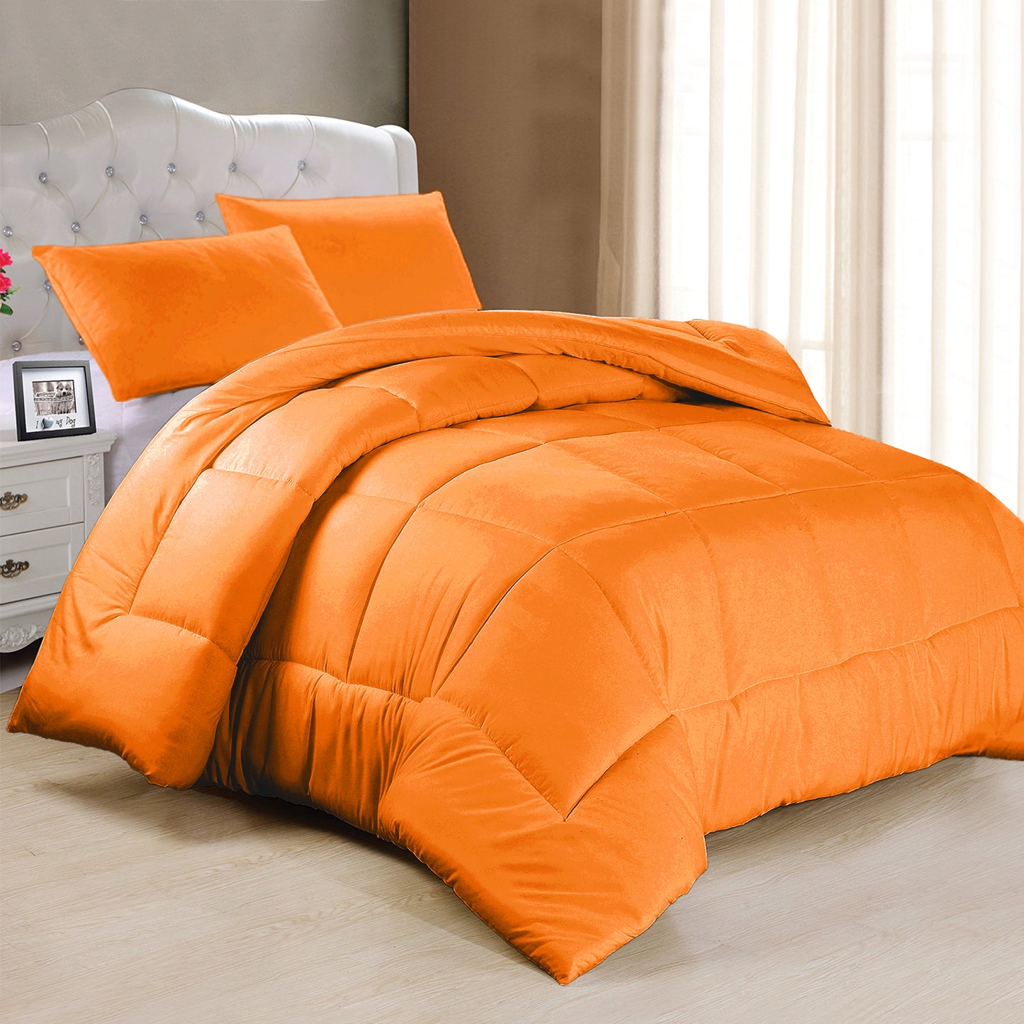 Plain 100% Cotton Duvet Cover Set