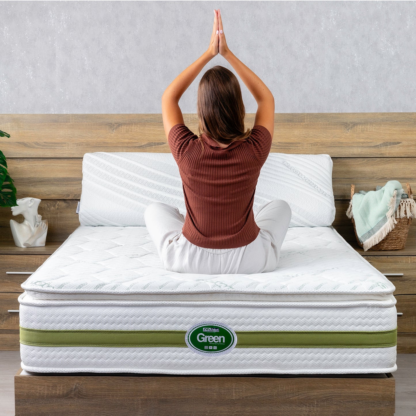 Green pillowtop Mattress