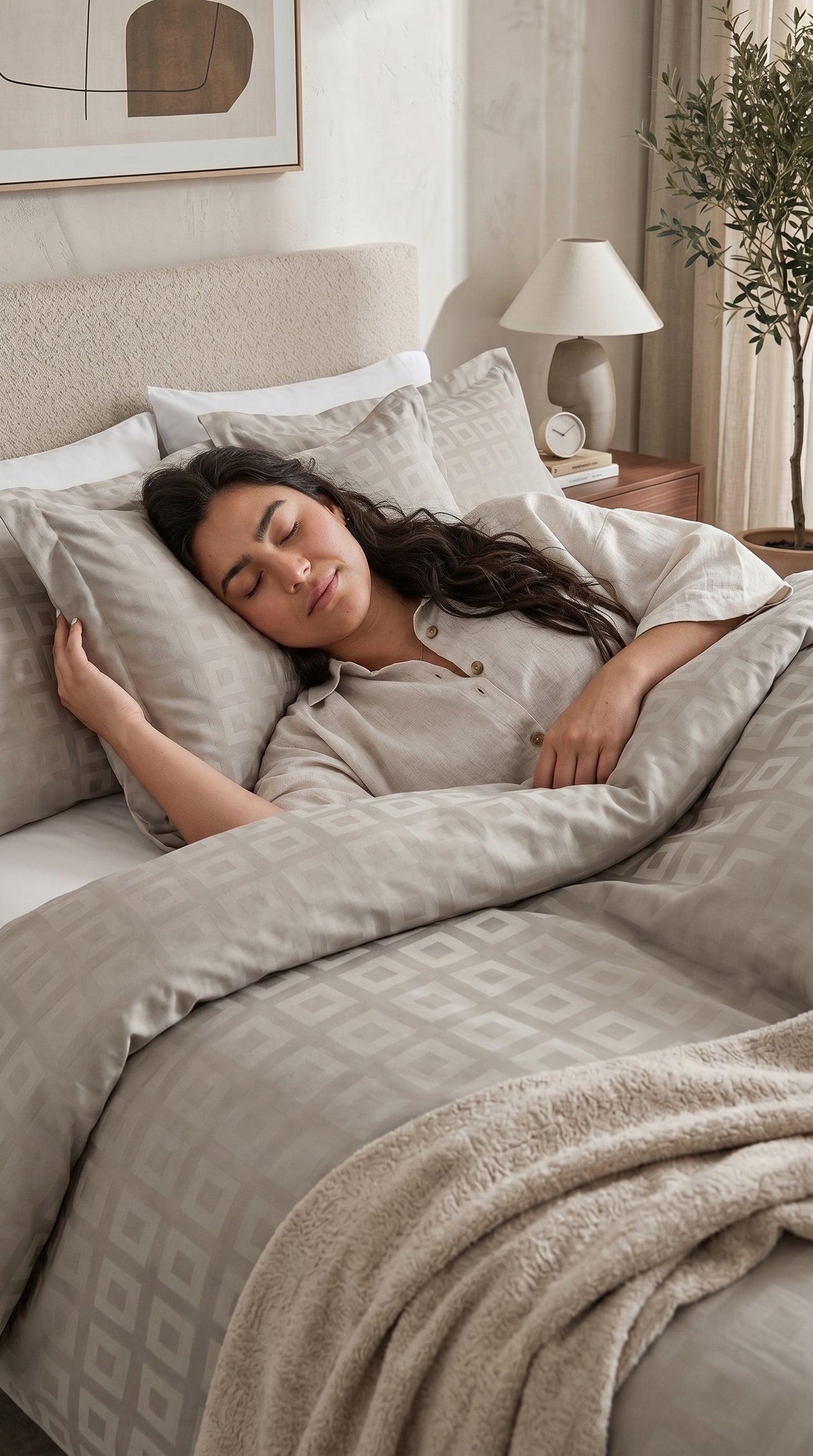 New cotton satin duvet cover set
