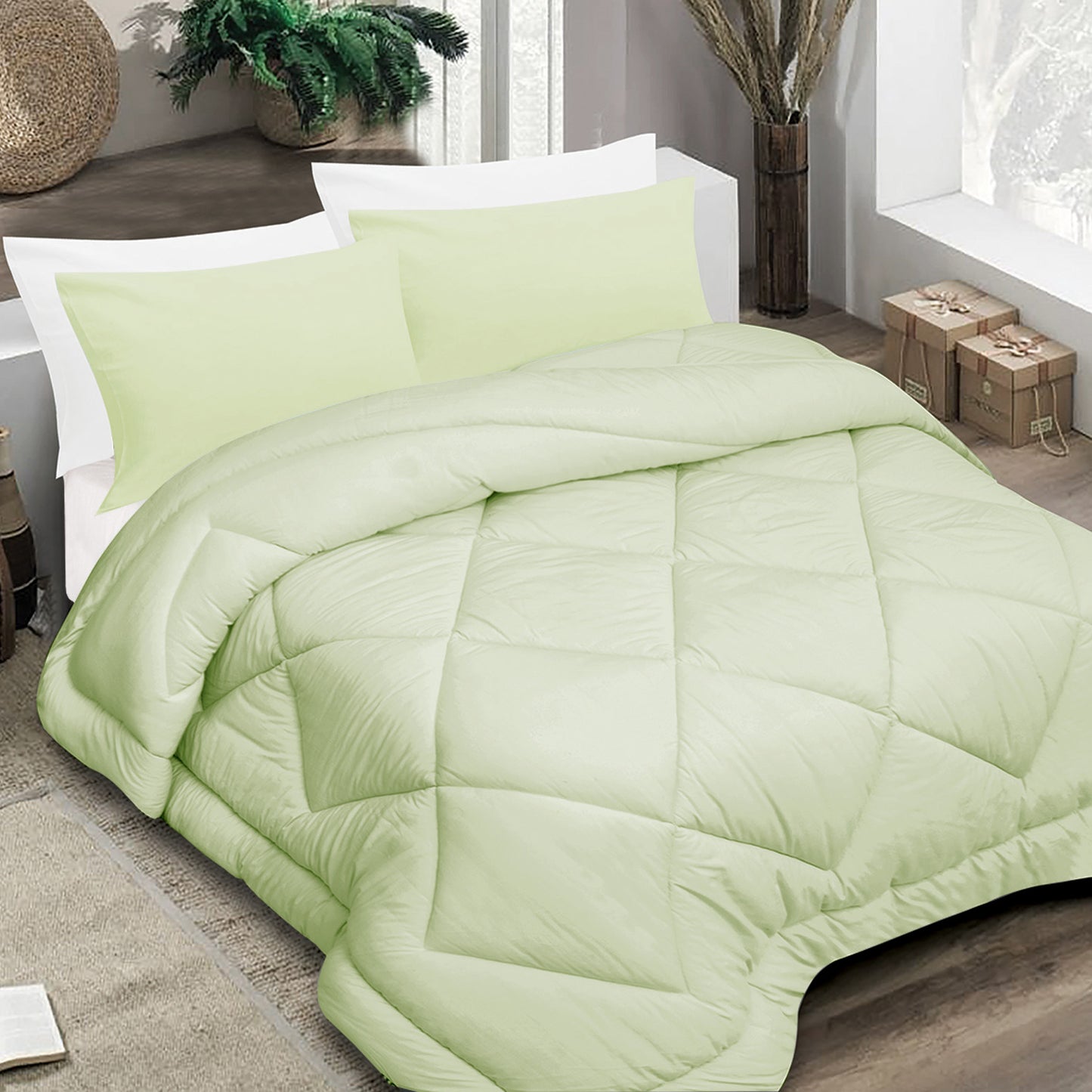 Plain Poly Cotton Duvet Cover