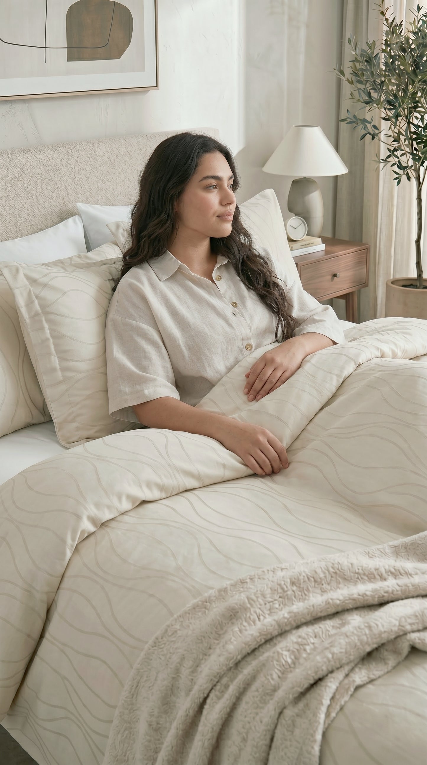 New cotton satin duvet cover set