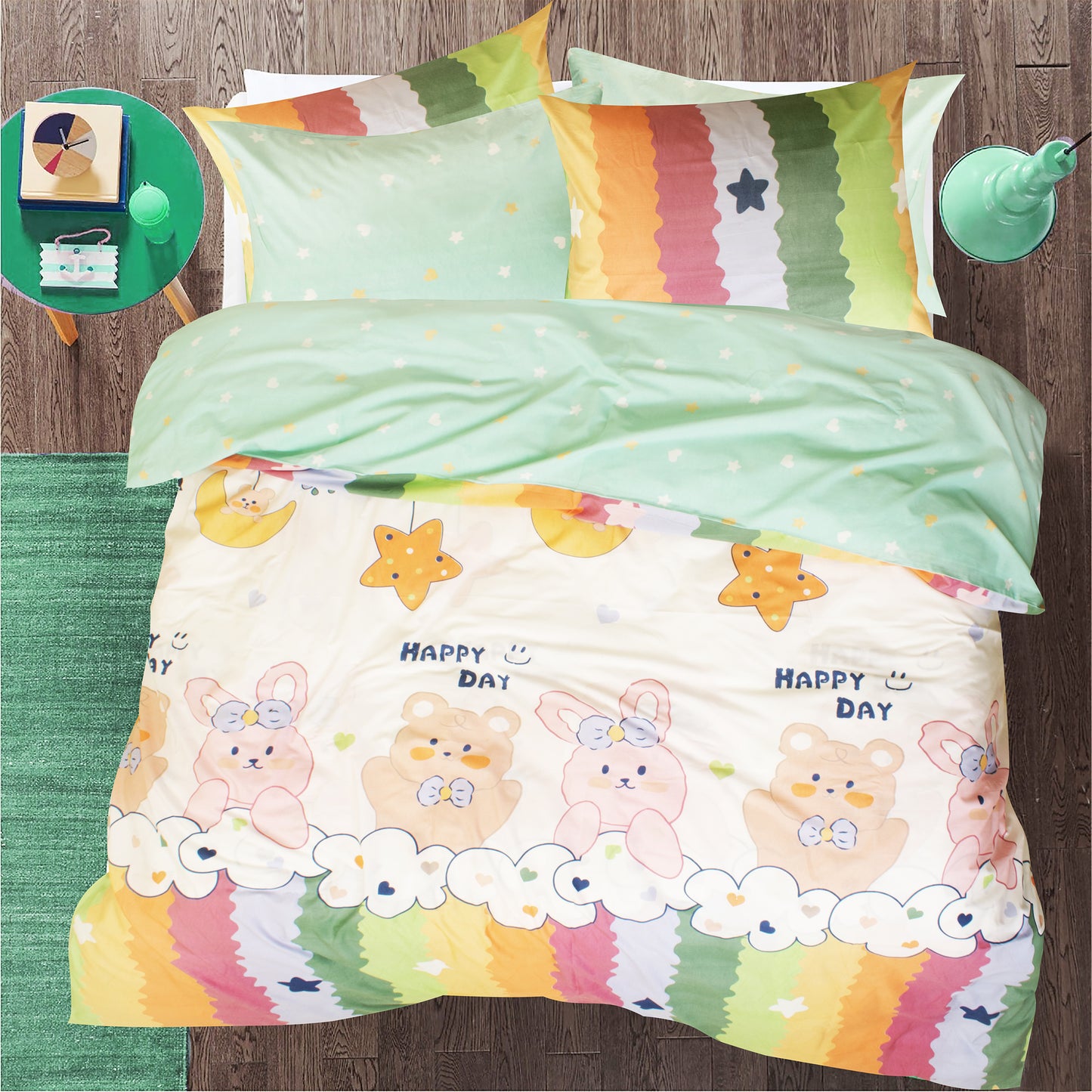 Poly Cotton Duvet Cover Set