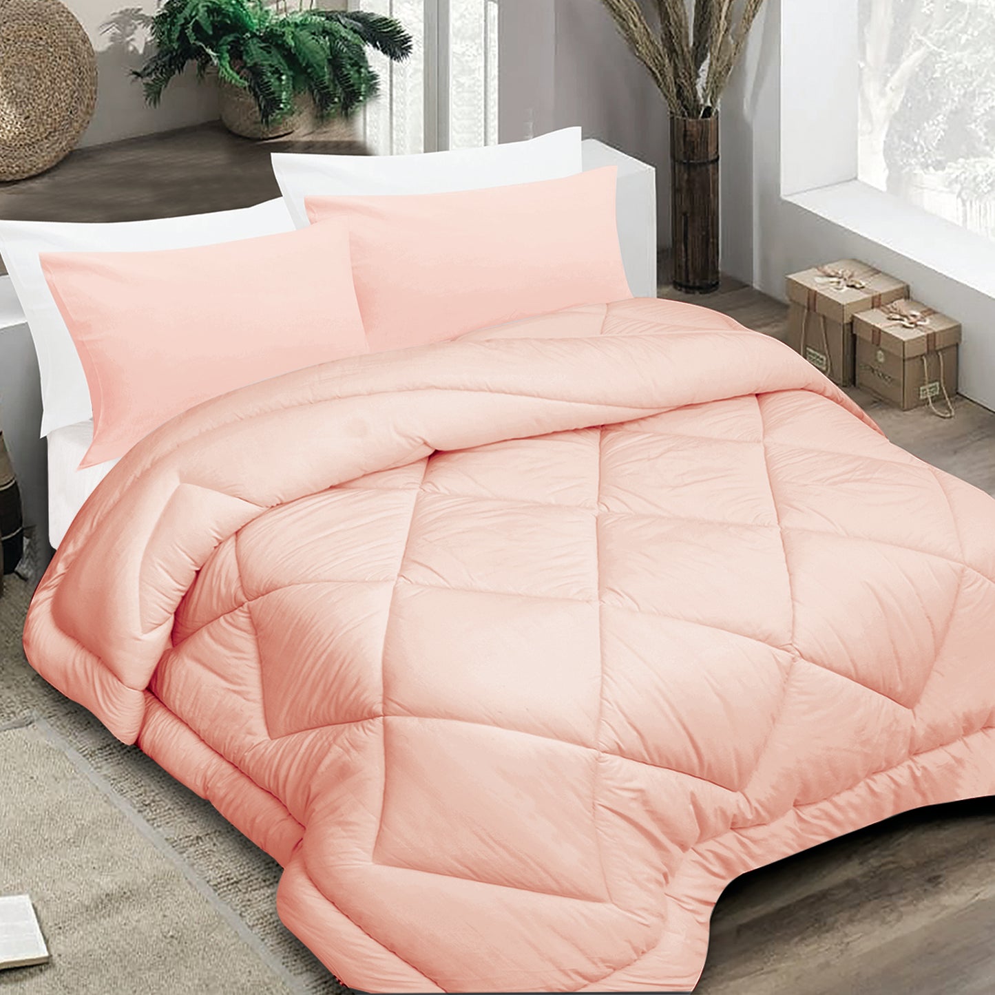 Plain Poly Cotton Duvet Cover