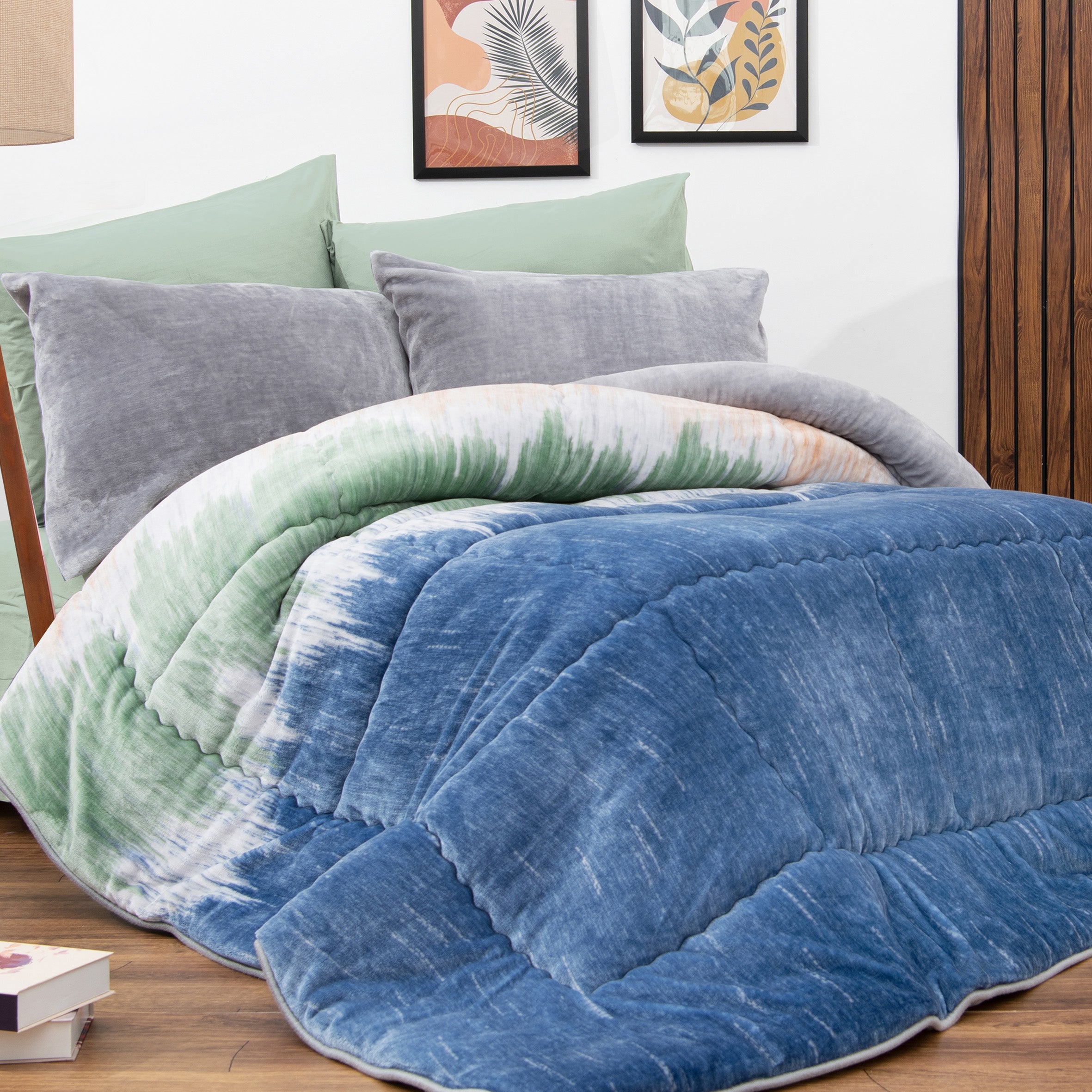 Velour blankets queen size sale