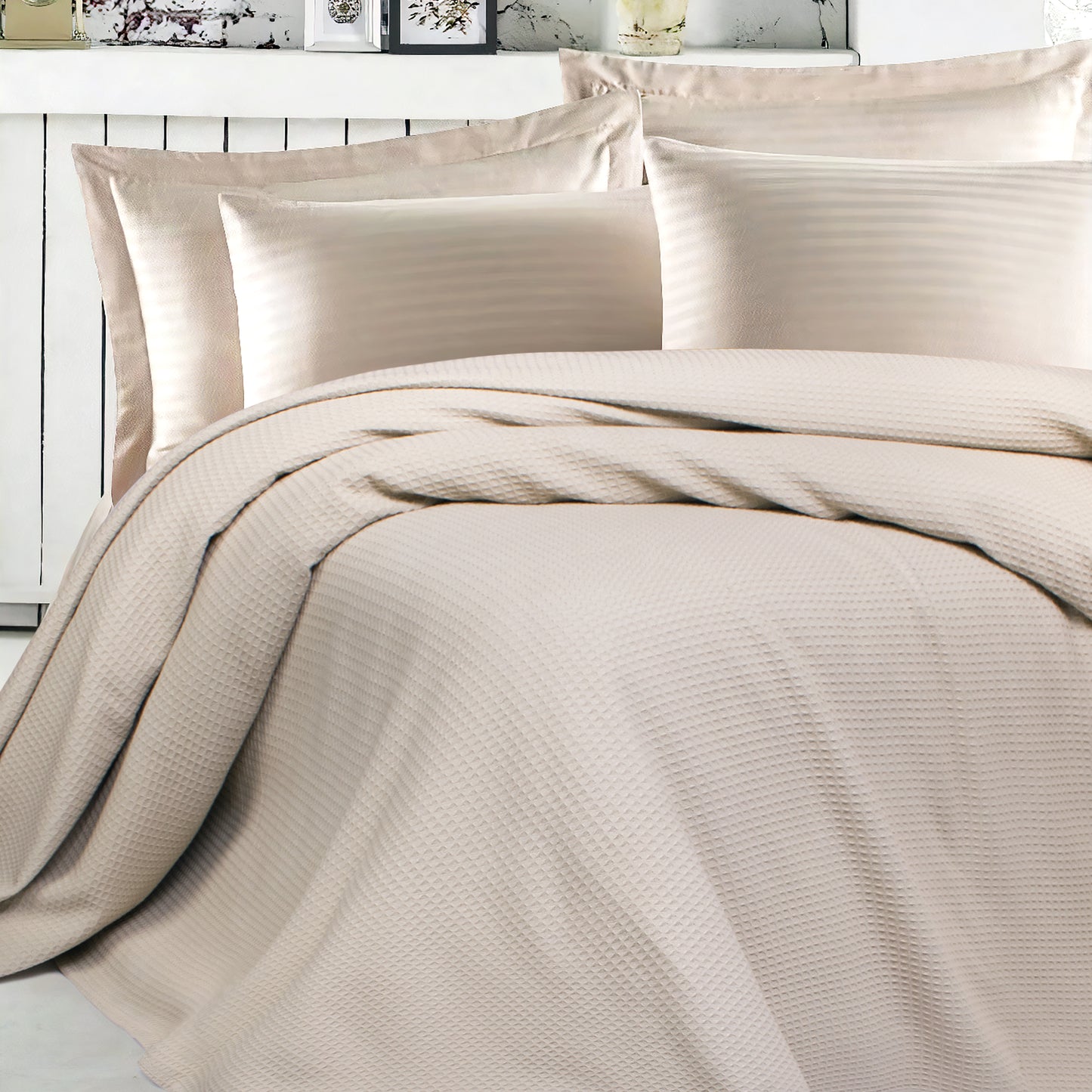 100 % Jacquard Cotton Coverlet ( Special offer )