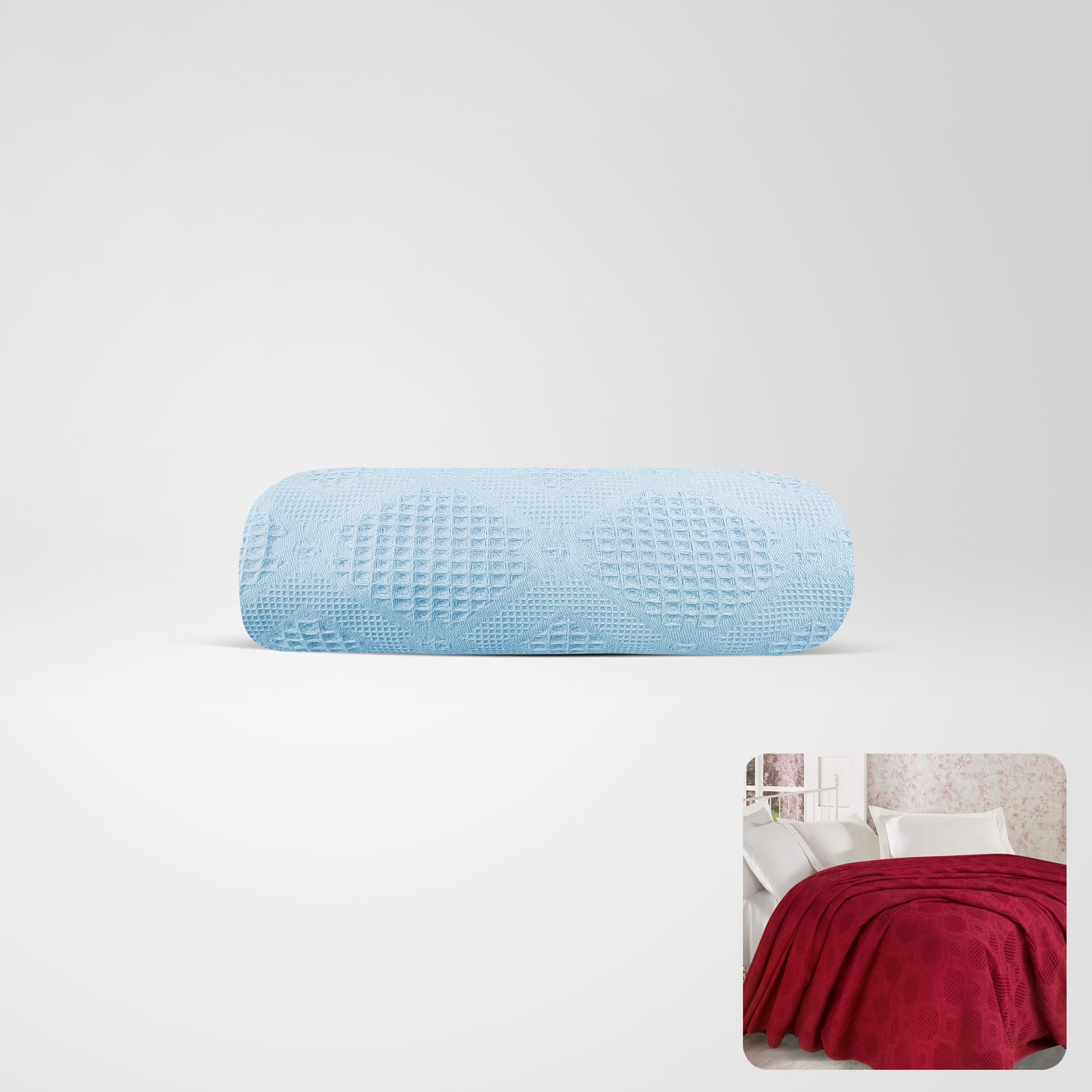 100 % Jacquard Cotton Coverlet ( Special offer )