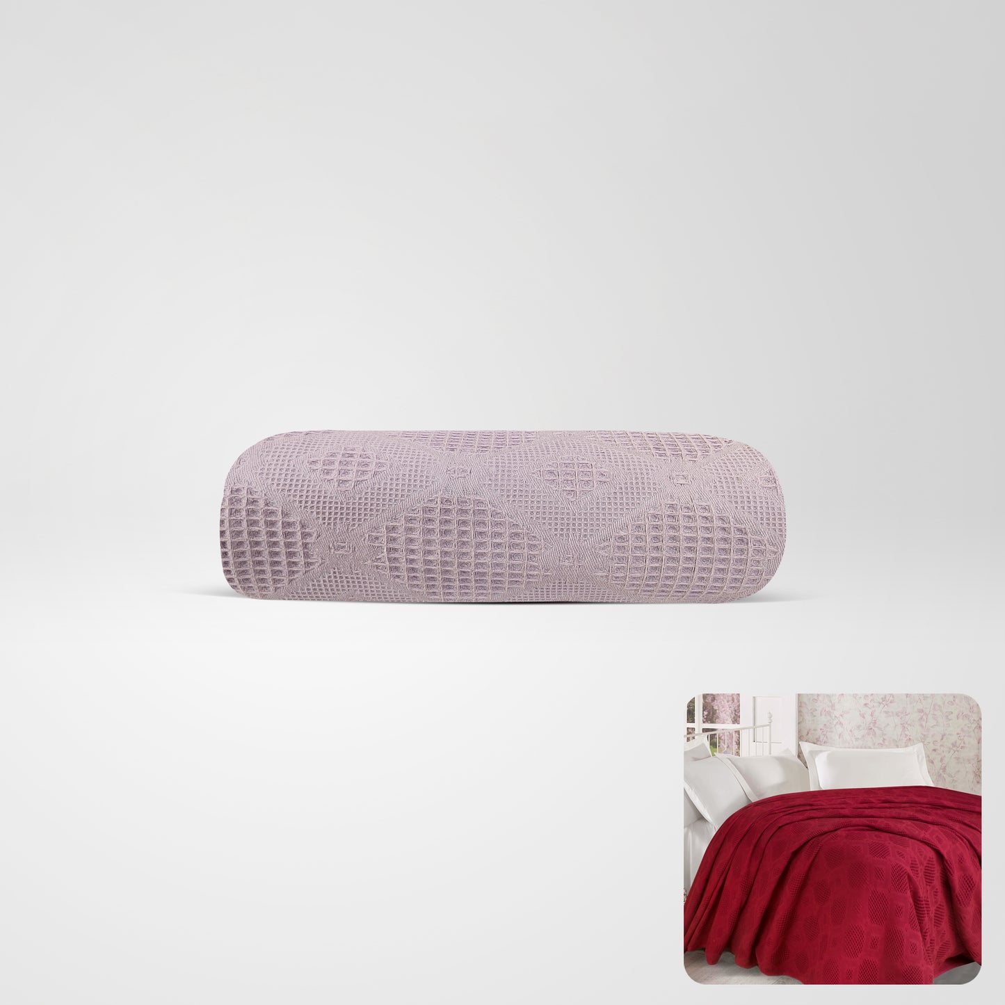 100 % Jacquard Cotton Coverlet ( Special offer )