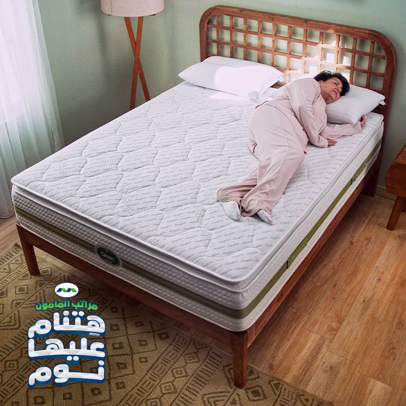 Green pillowtop مرتبة