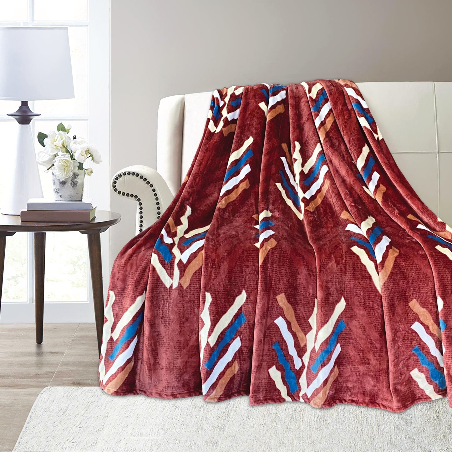 Velour Blanket Throw