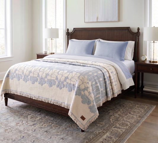 Fluffy jacqurd Coverlet