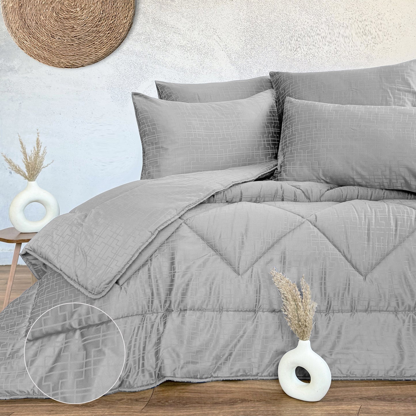 Jacquard Poly Duvet