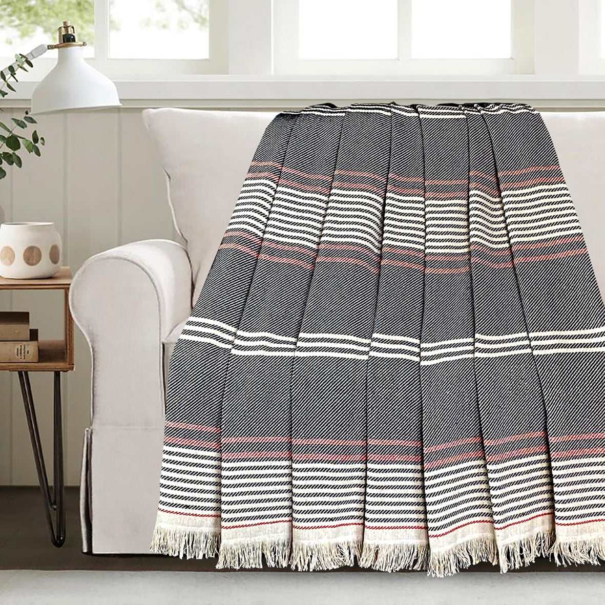 Jacquard Light Coverlet