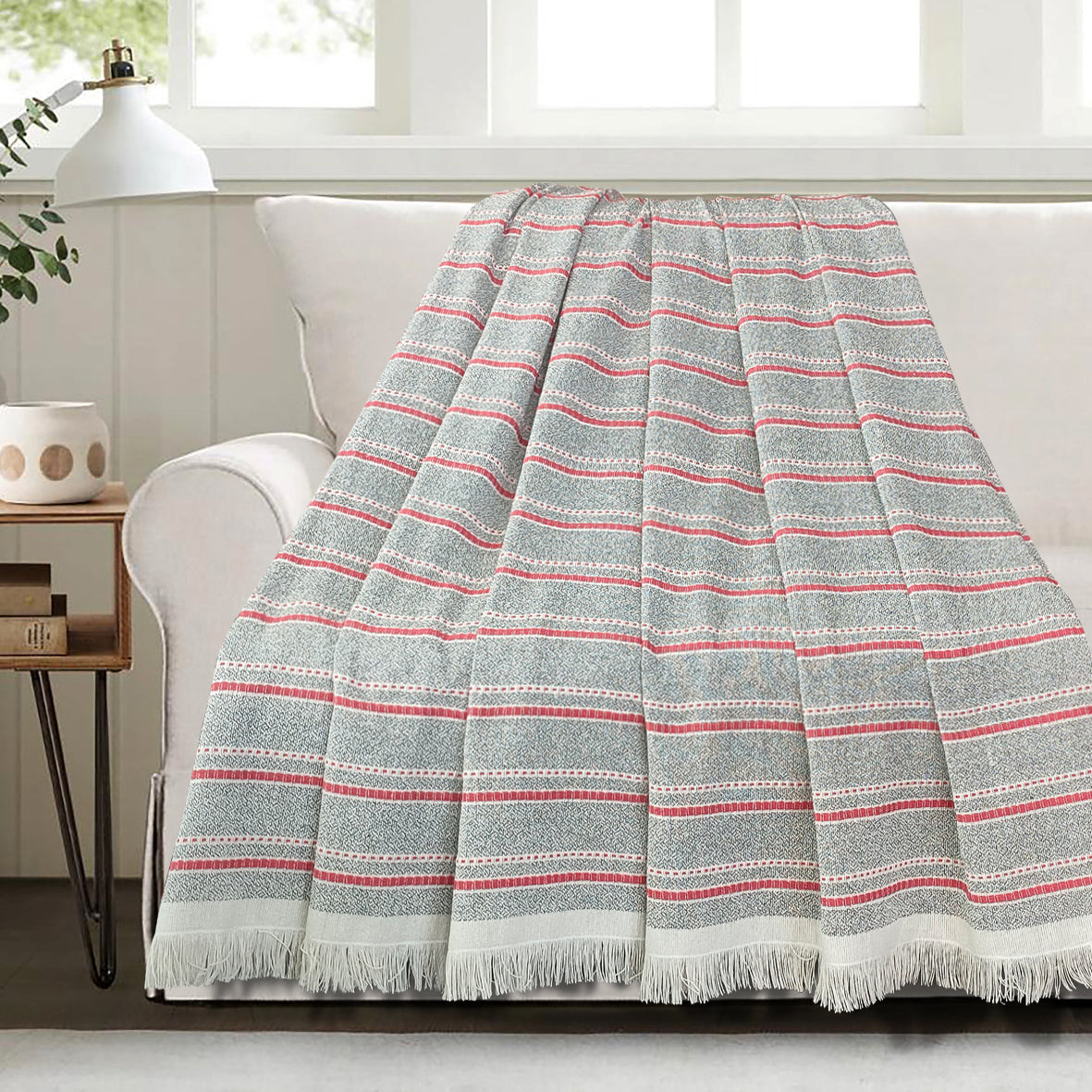 Jacquard Light Coverlet