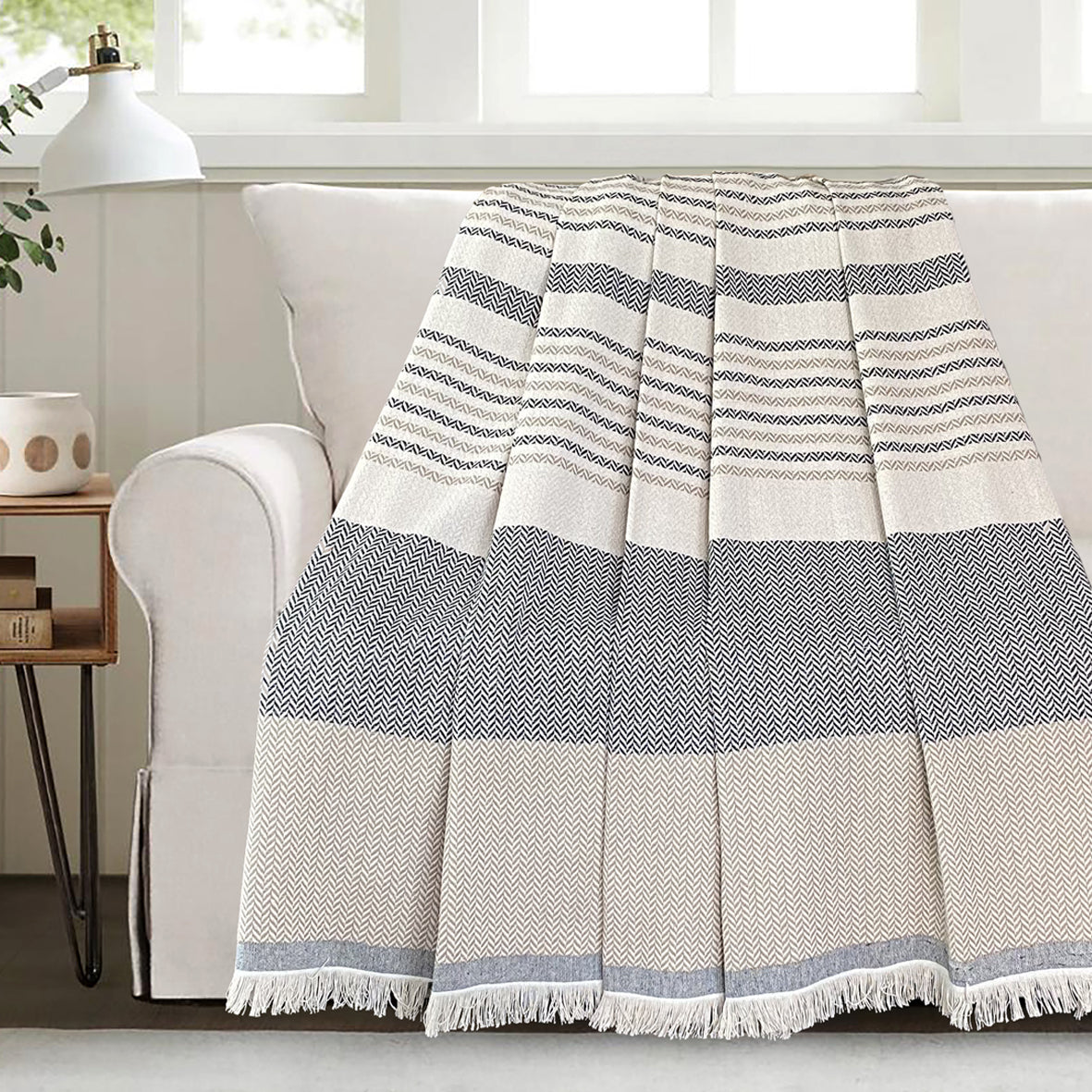 Jacquard Light Coverlet