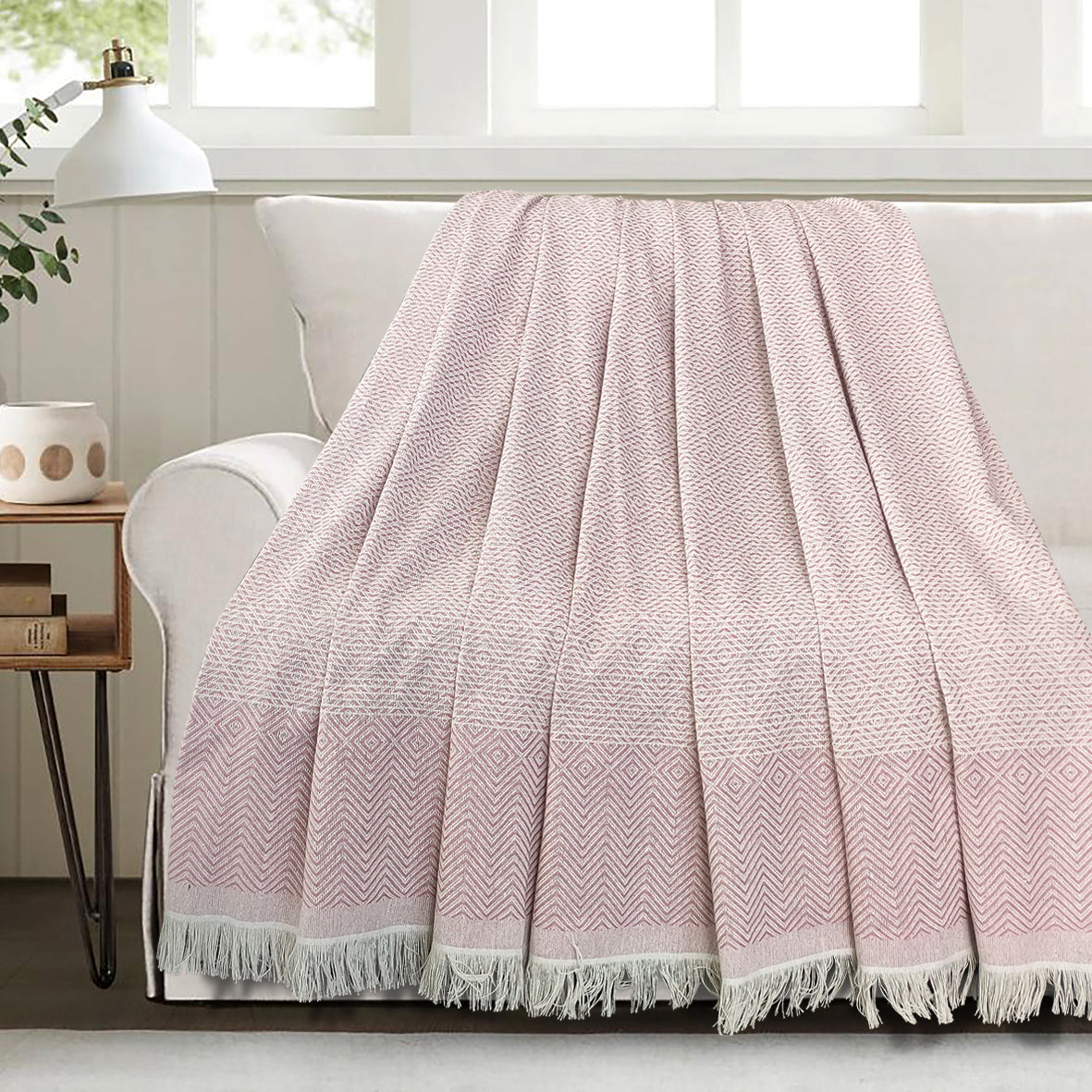 Jacquard Light Coverlet