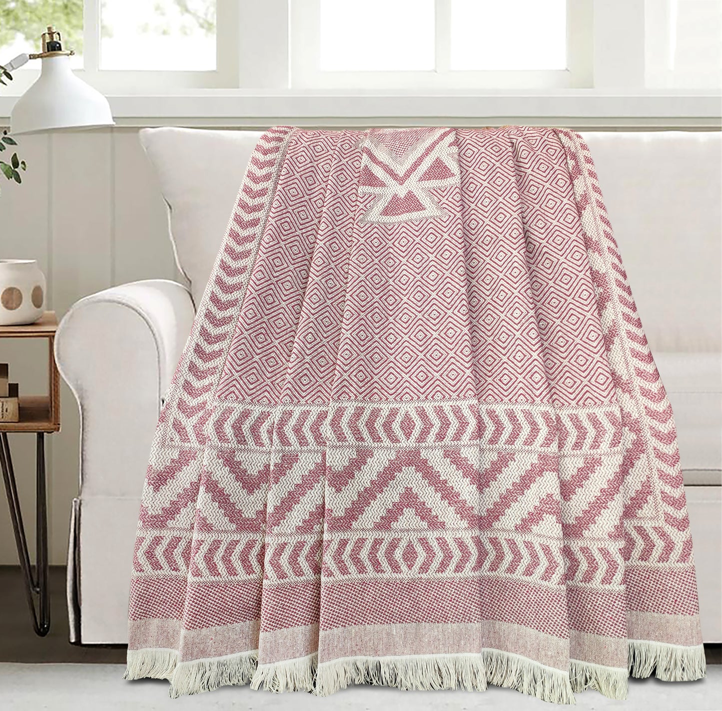 Jacquard Light Coverlet
