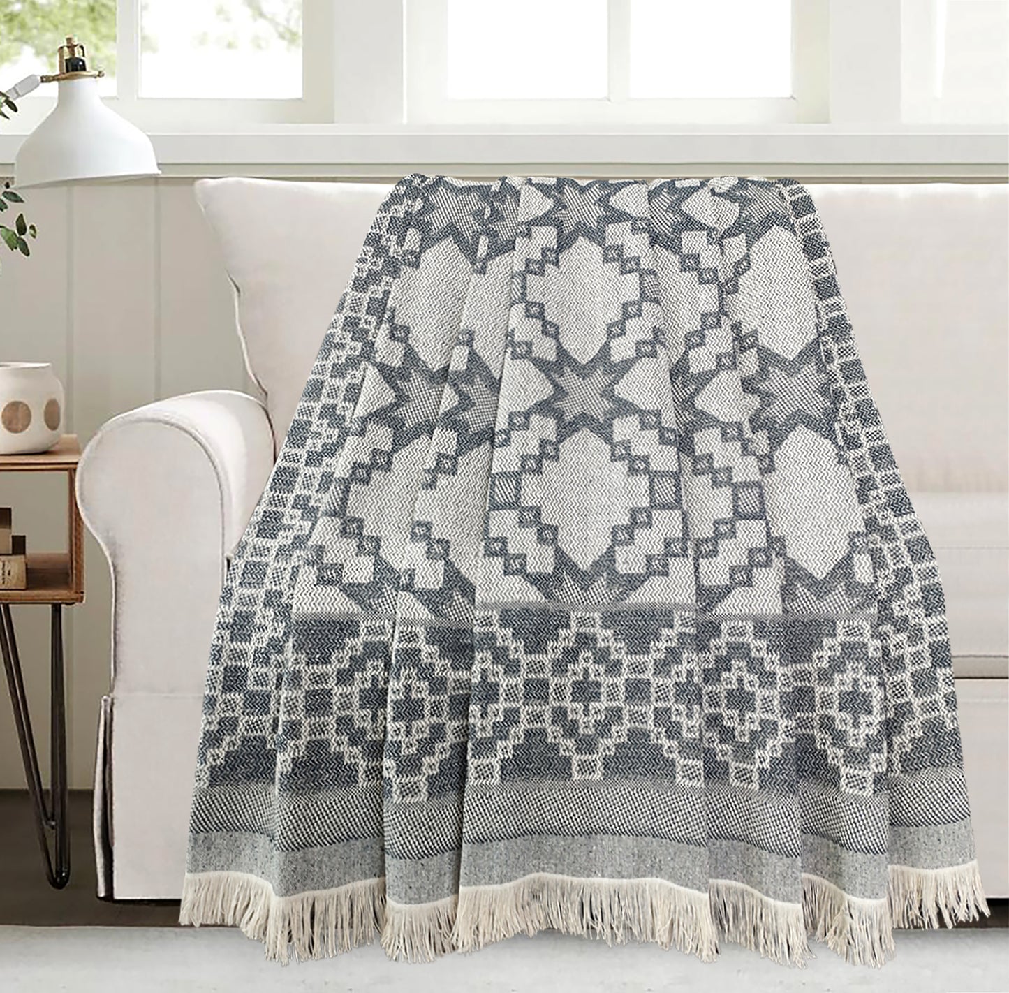 Jacquard Light Coverlet