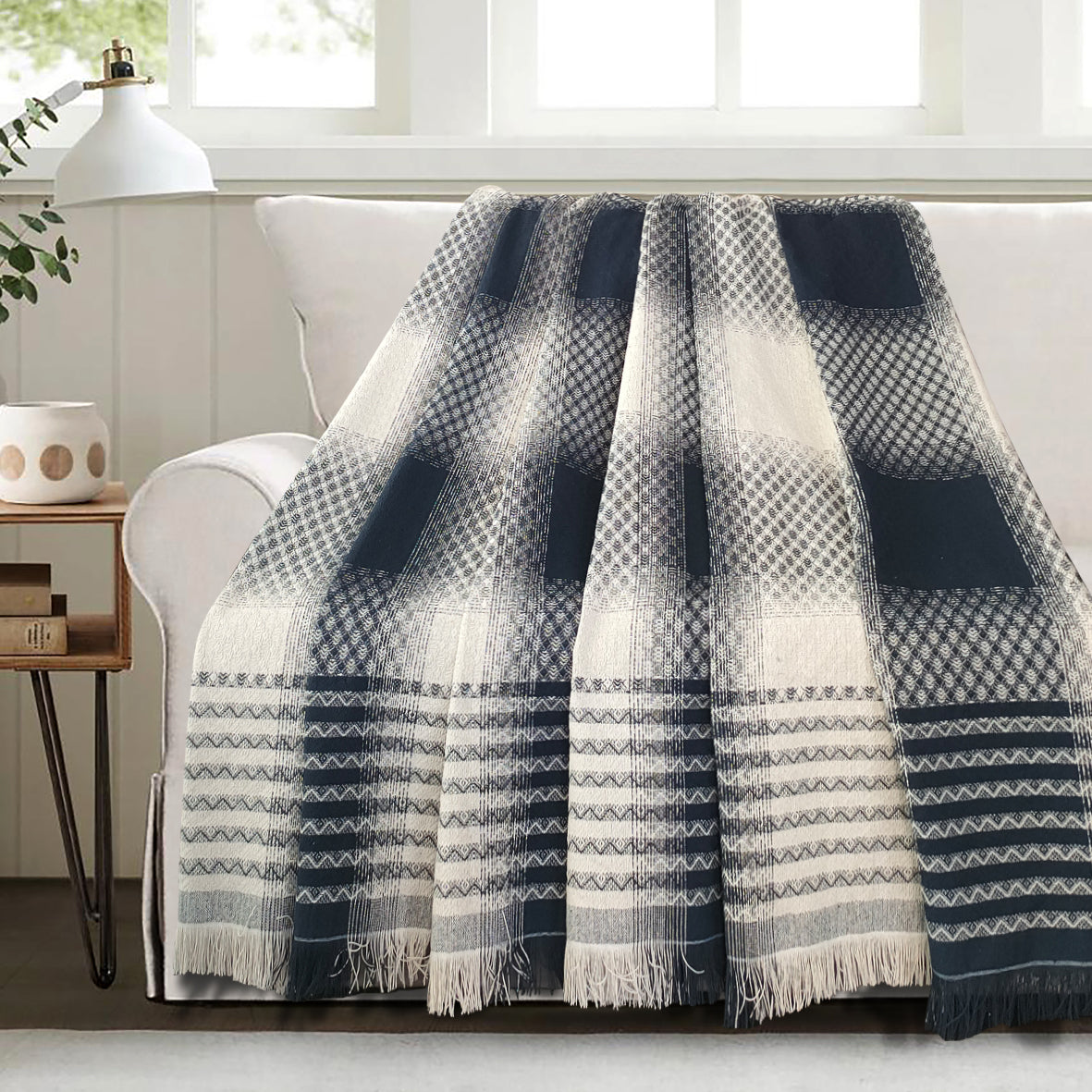 Jacquard Light Coverlet