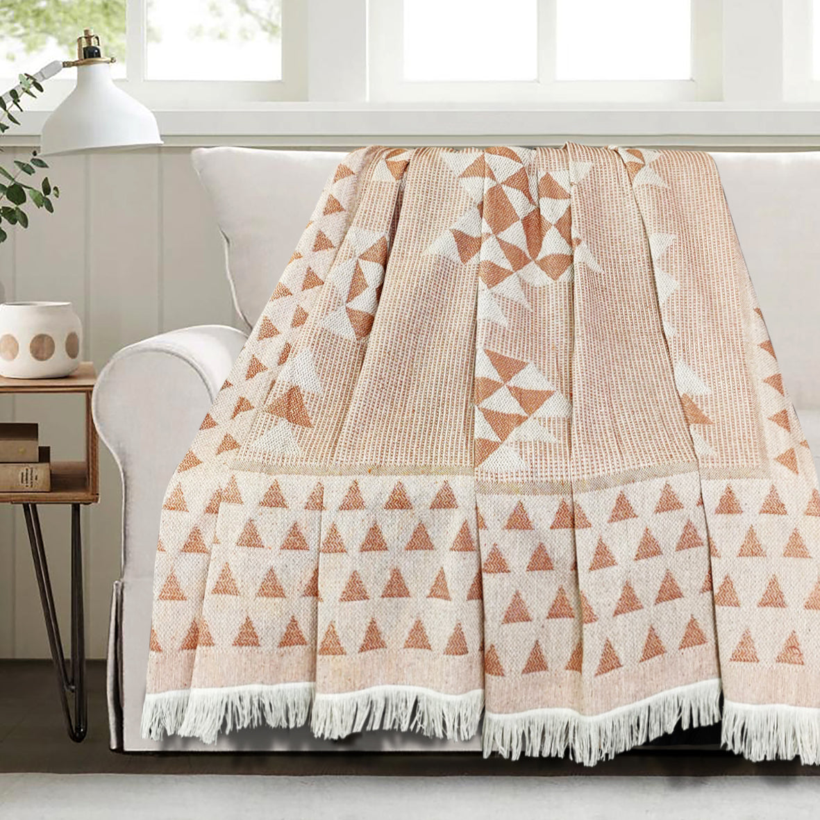 Jacquard Light Coverlet