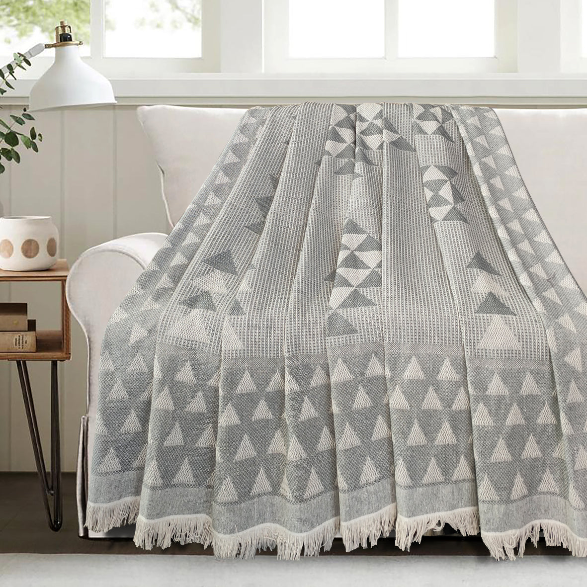 Jacquard Light Coverlet