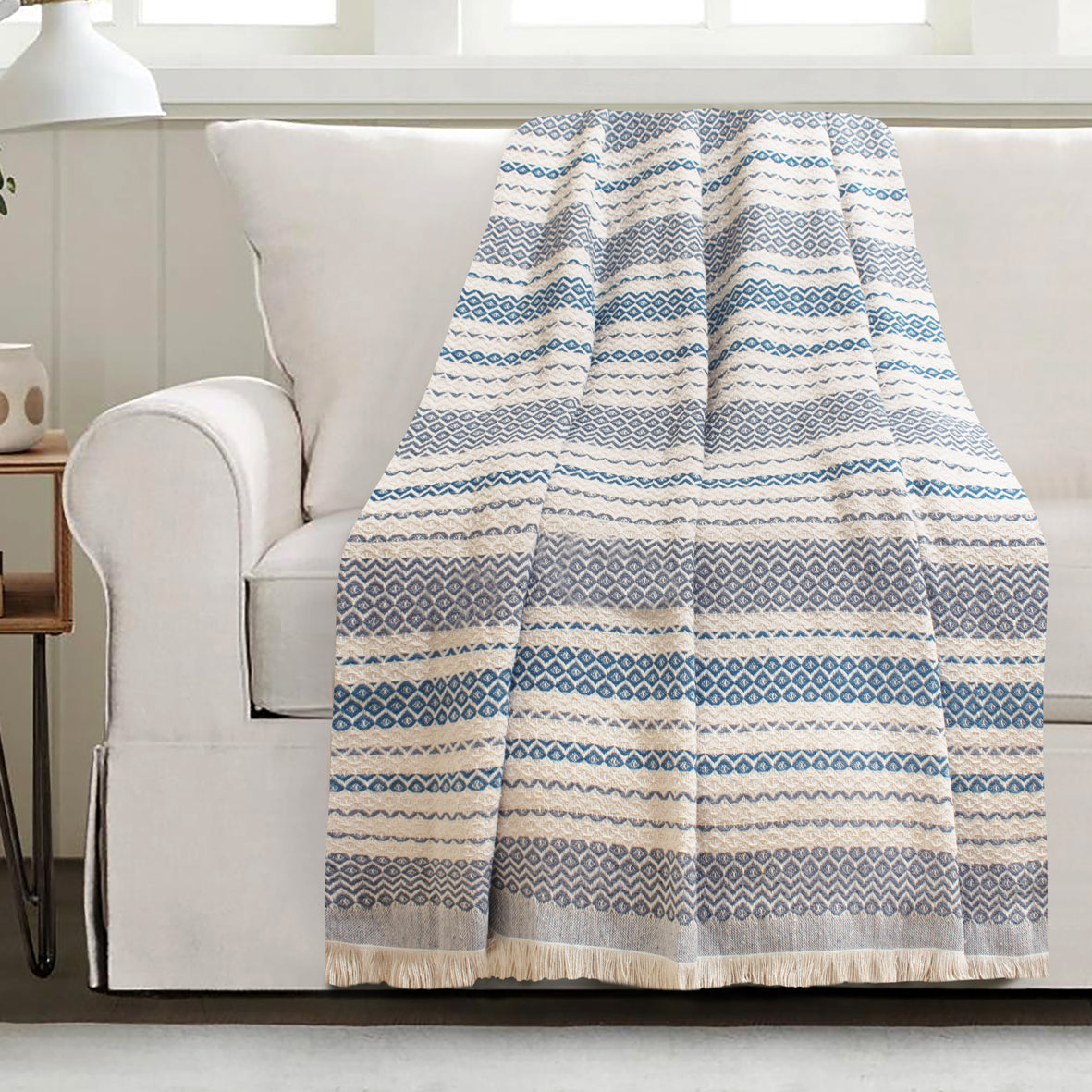 Jacquard Light Coverlet