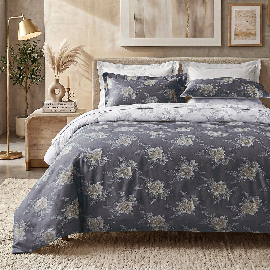 New cotton satin duvet cover set