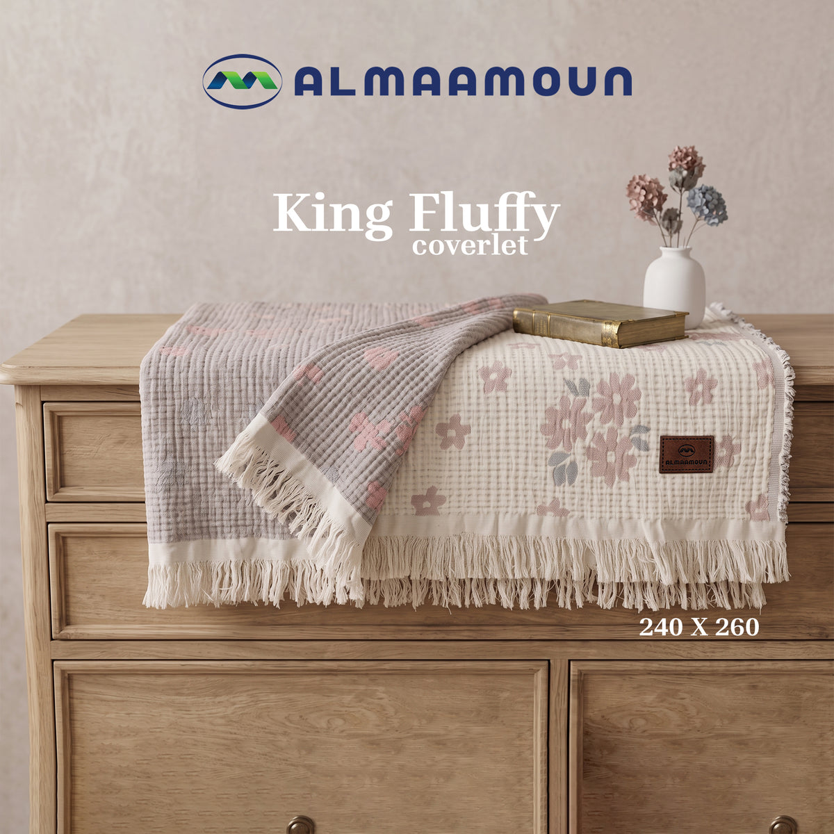 King Fluffy jacqurd كوفرتة