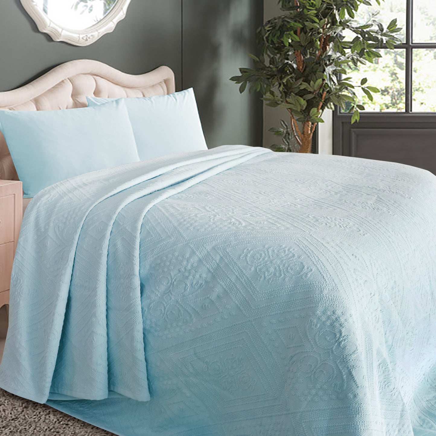 Jacquard Cotton Luxry Coverlet