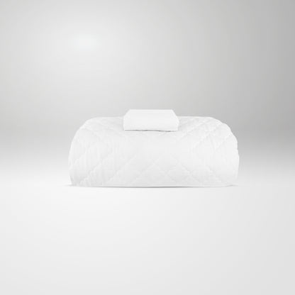 Plain Poly Cotton Coverlet