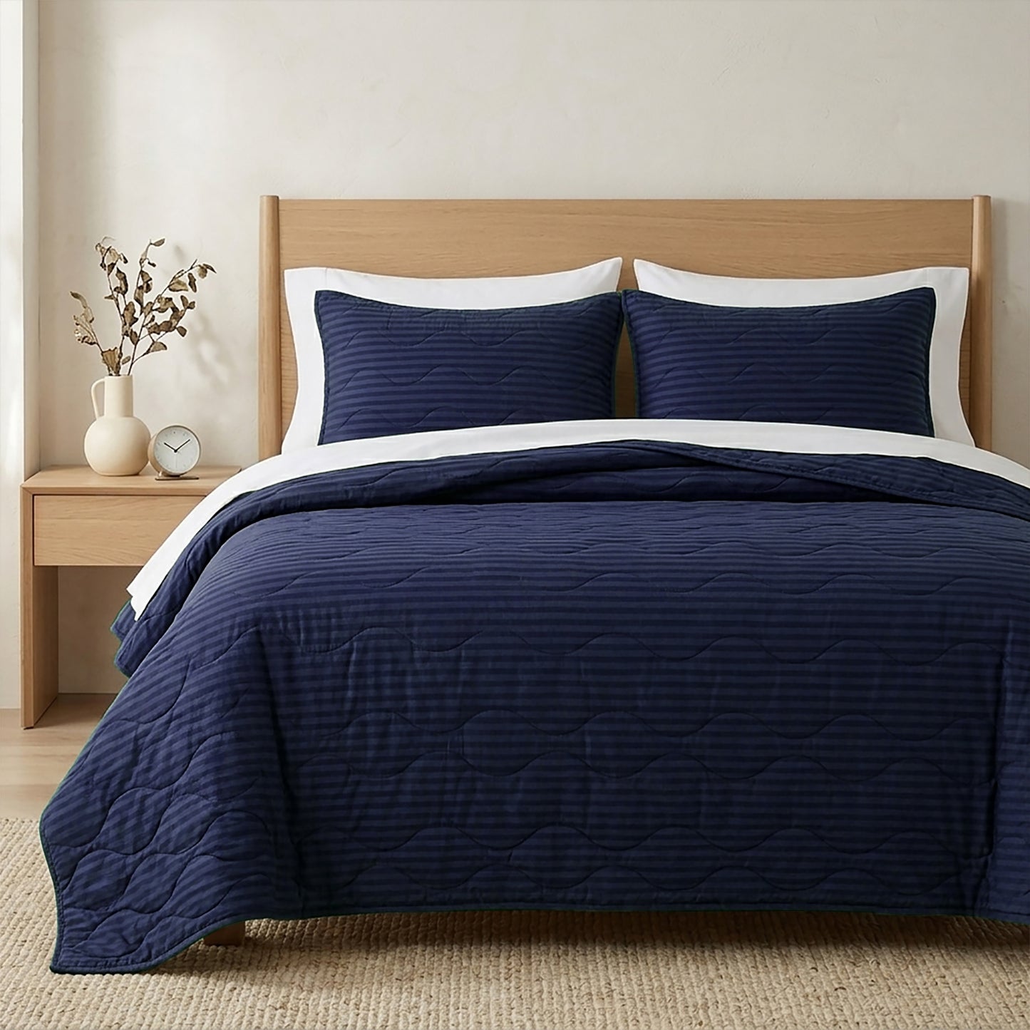 Stripe Coverlet