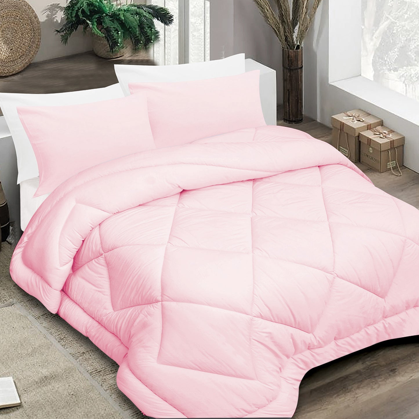 Plain Poly Cotton Duvet Cover