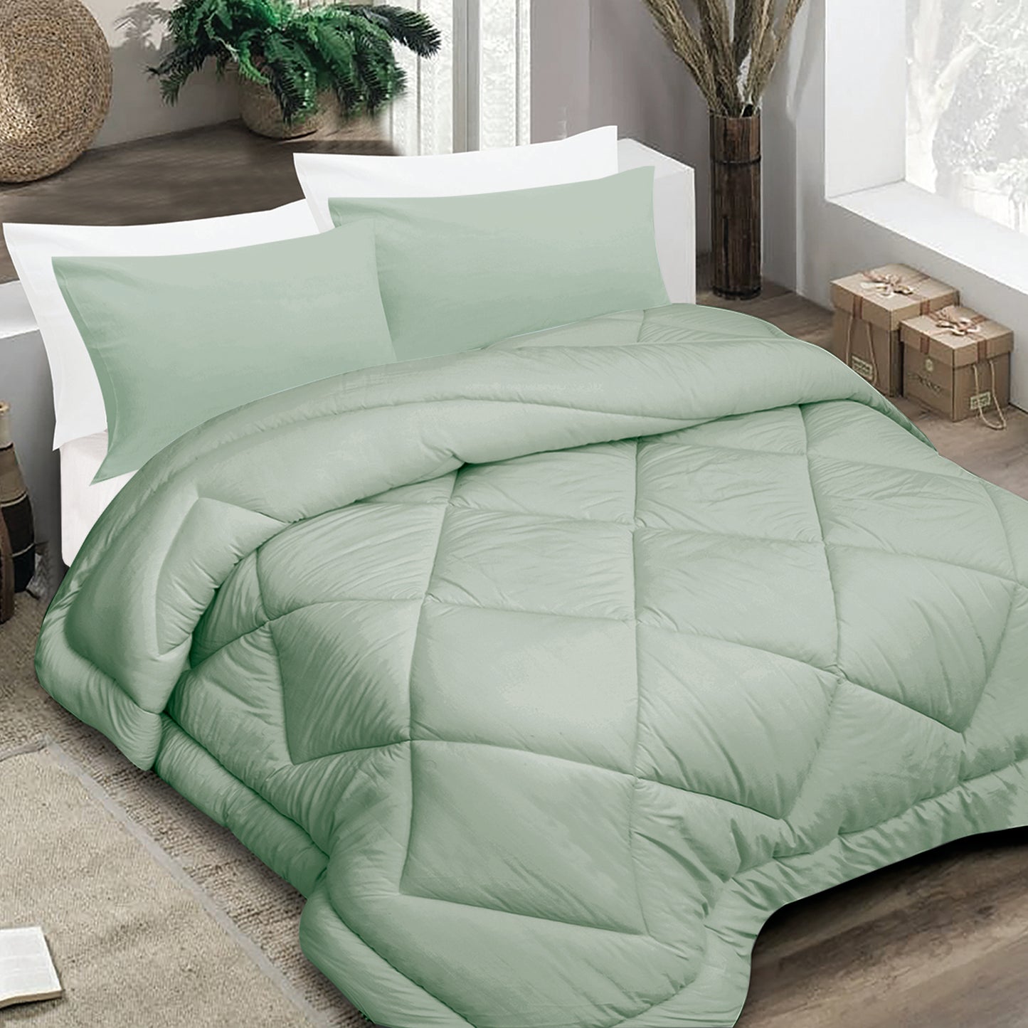 Plain Poly Cotton Duvet Cover