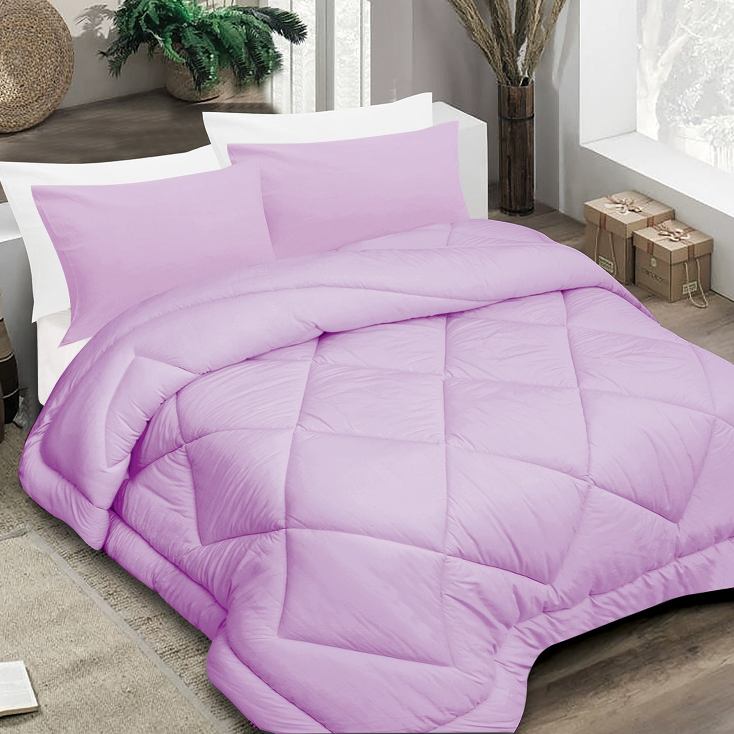 Plain Poly Cotton Duvet Cover