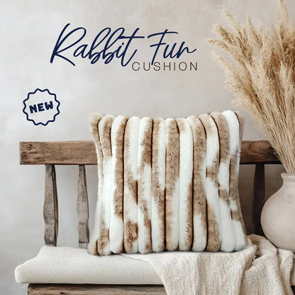 Rabbit Fur Cushion